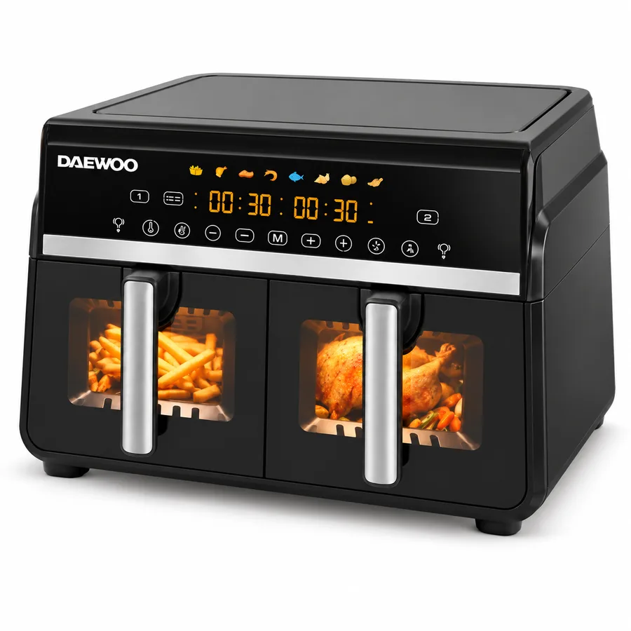 Daewoo Aurex Signature Dual Basket Air Fryer